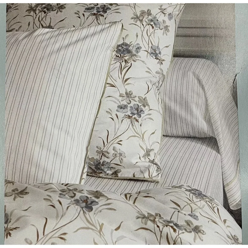 Anne De Solene Joli Jour King Flat Floral Sheet 100% Cotton Liberty Fabric NWT